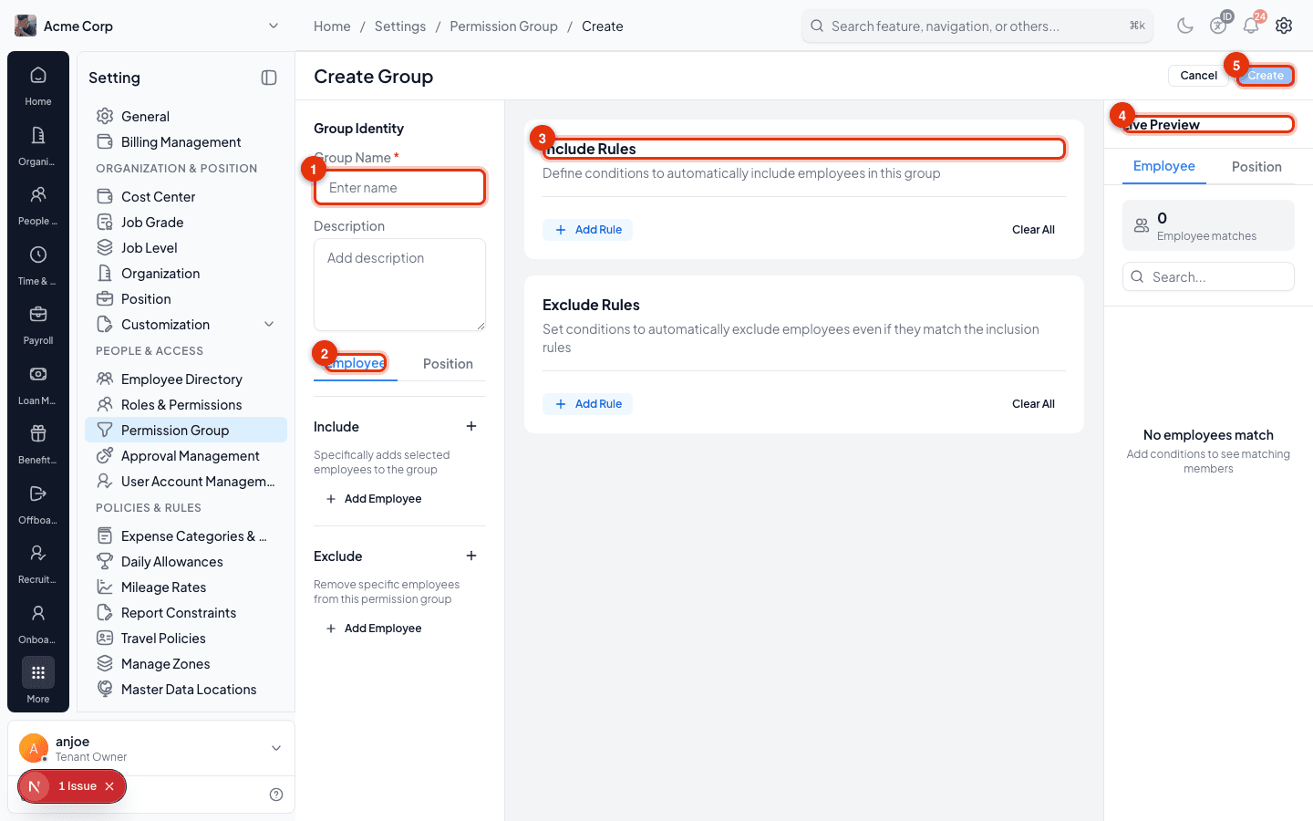 Create Group